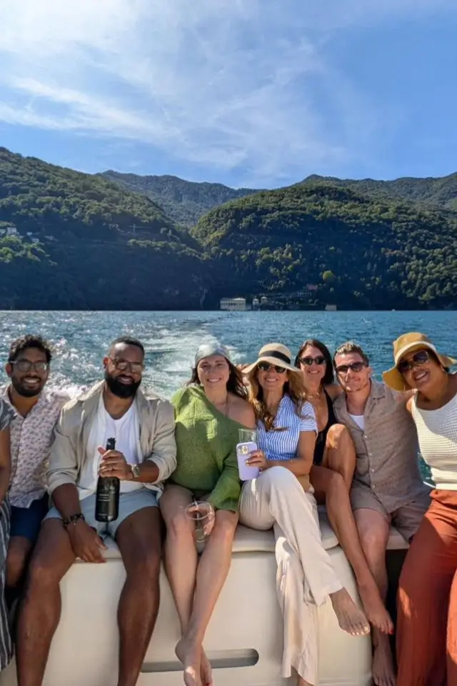 dream boat lake como shared tours